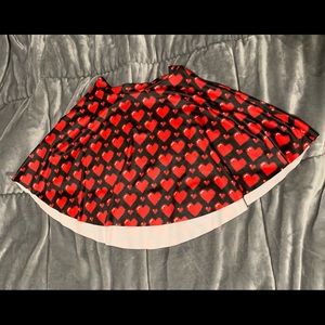 BlackMilk love ya bits black skater skirt S